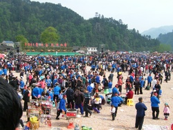 Principaux groupes ethniques au Guizhou (Chine)