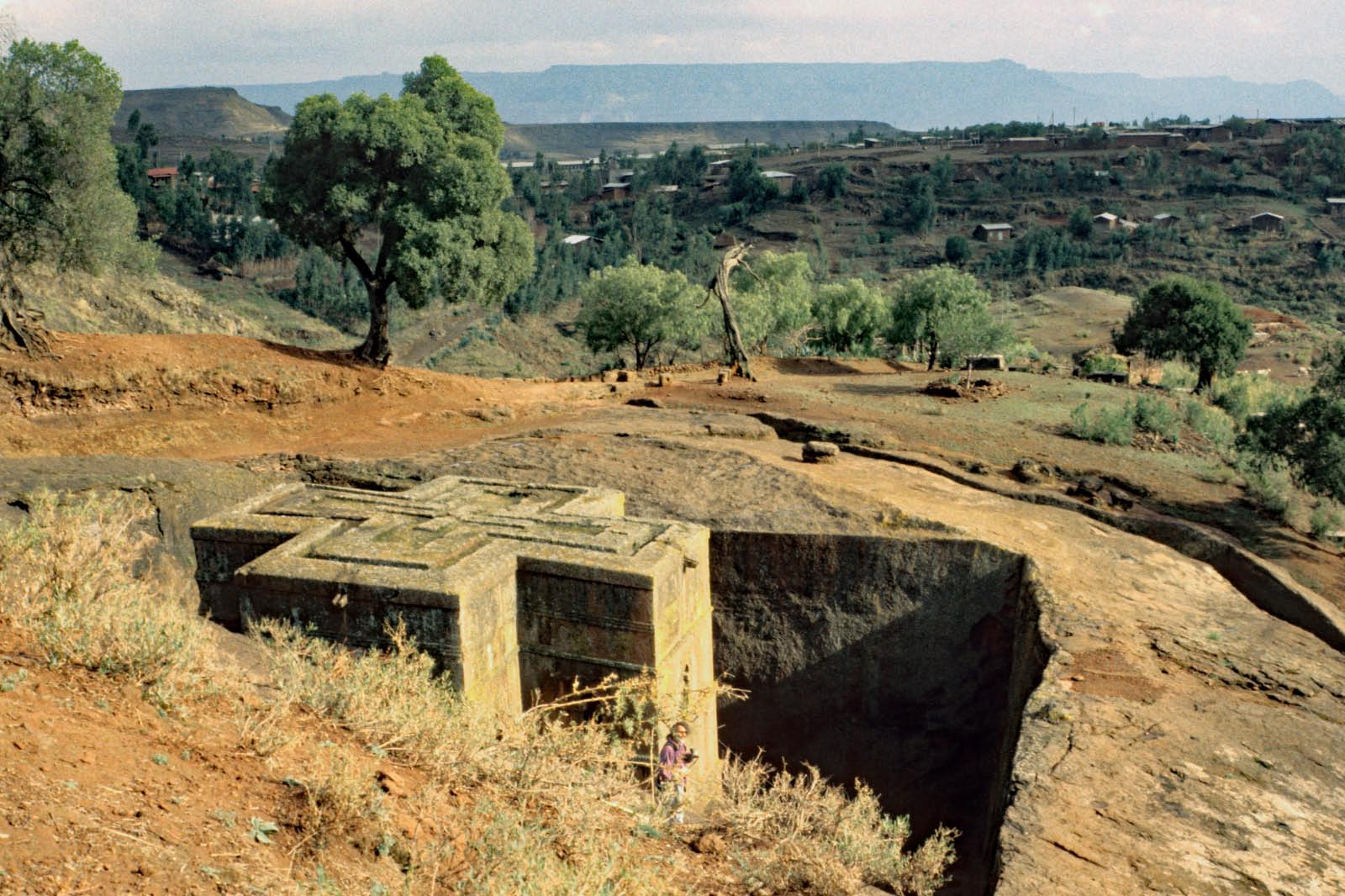 ethiopie : hauts plateaux a Lalibella