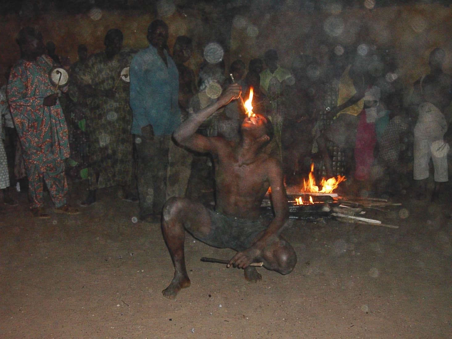 Cérémonie Vaudou chez le peuple Tem du Togo