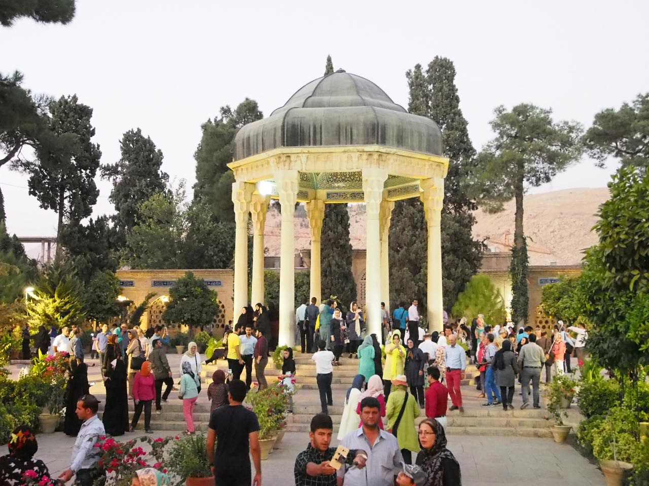 mausolée du poète iranien: Hafez 