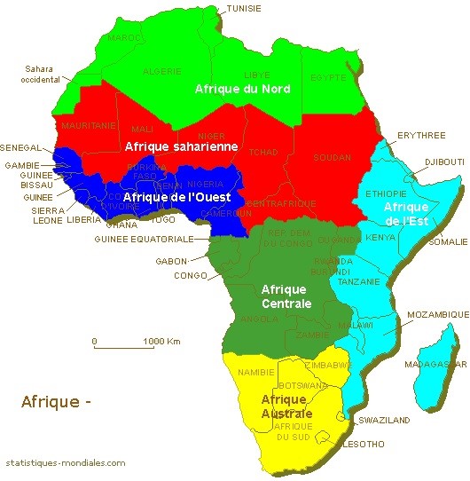 zones afrique