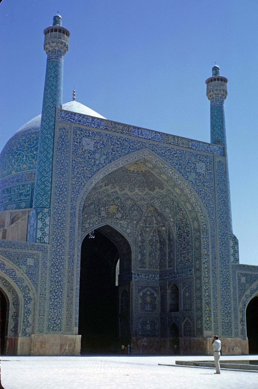 Ispahan : mosquée bleue