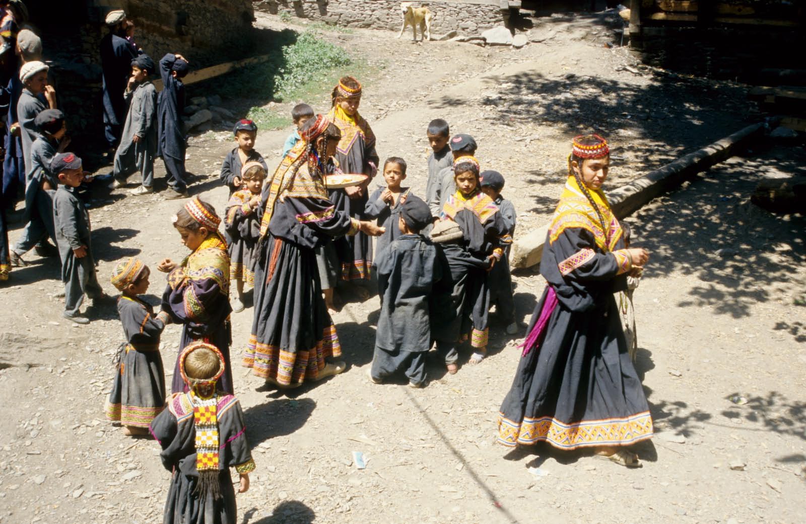 Village Kalash a la frontière Pakistano Afghâne