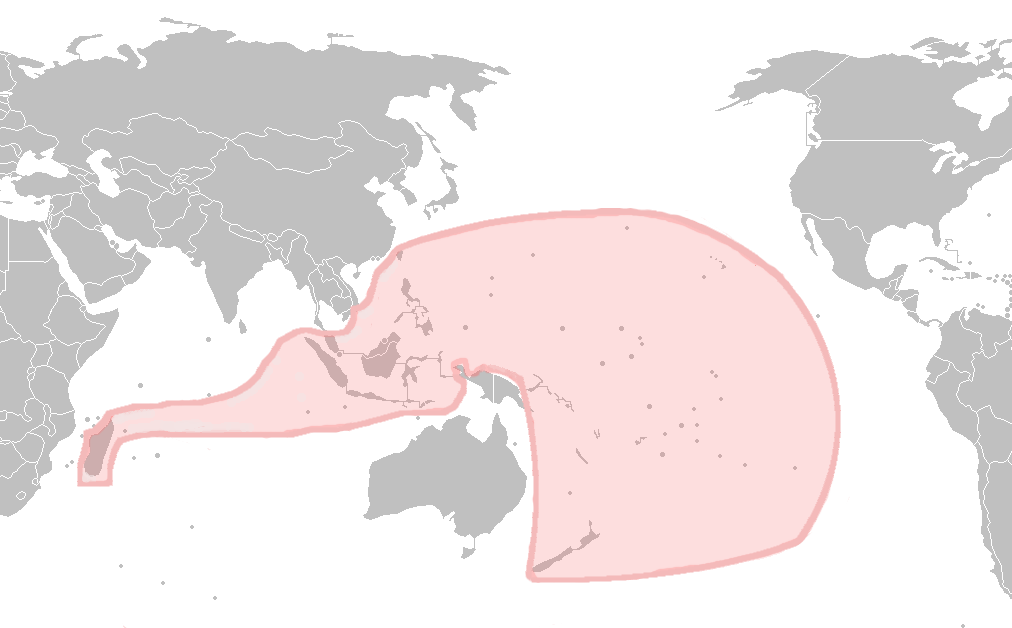 zone d'expansion des Austronésiens