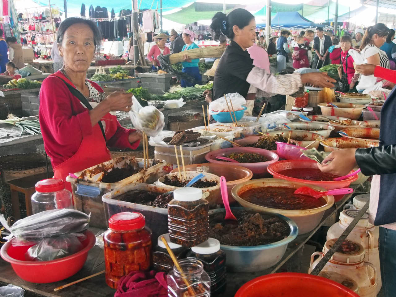 marché dans la région de Liuri