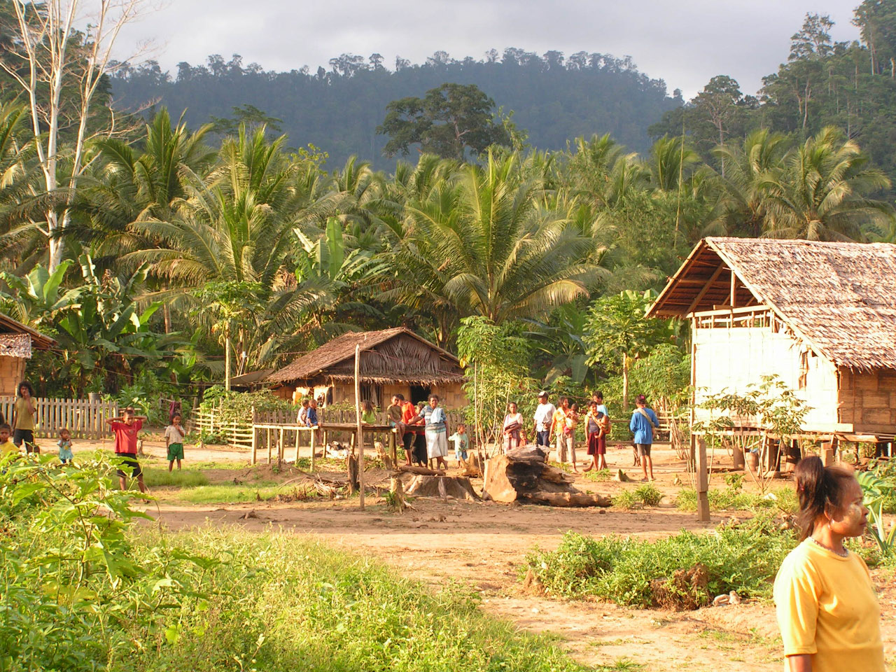 village du centre de Sula (Moluques)